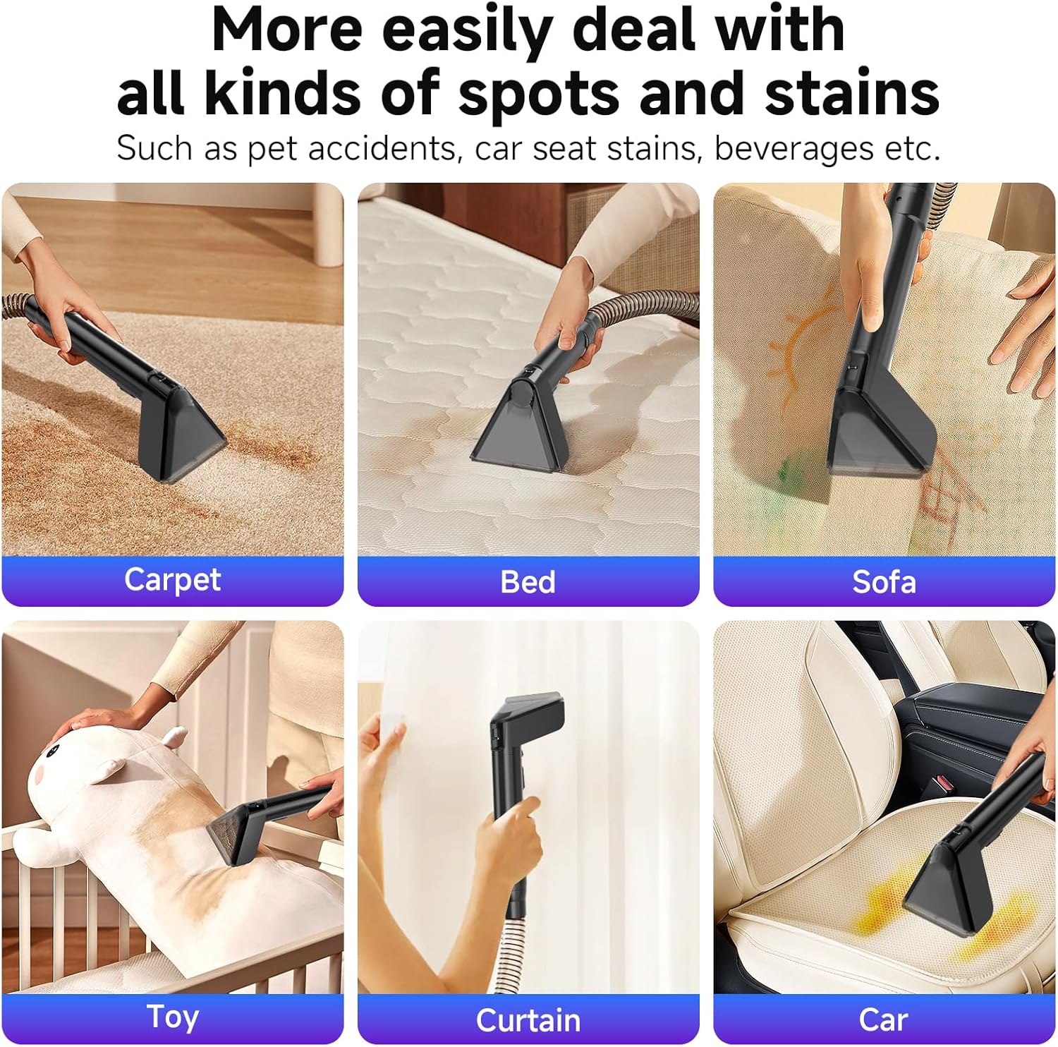 CarpetEase™ Nettoyeur de tapis portable
