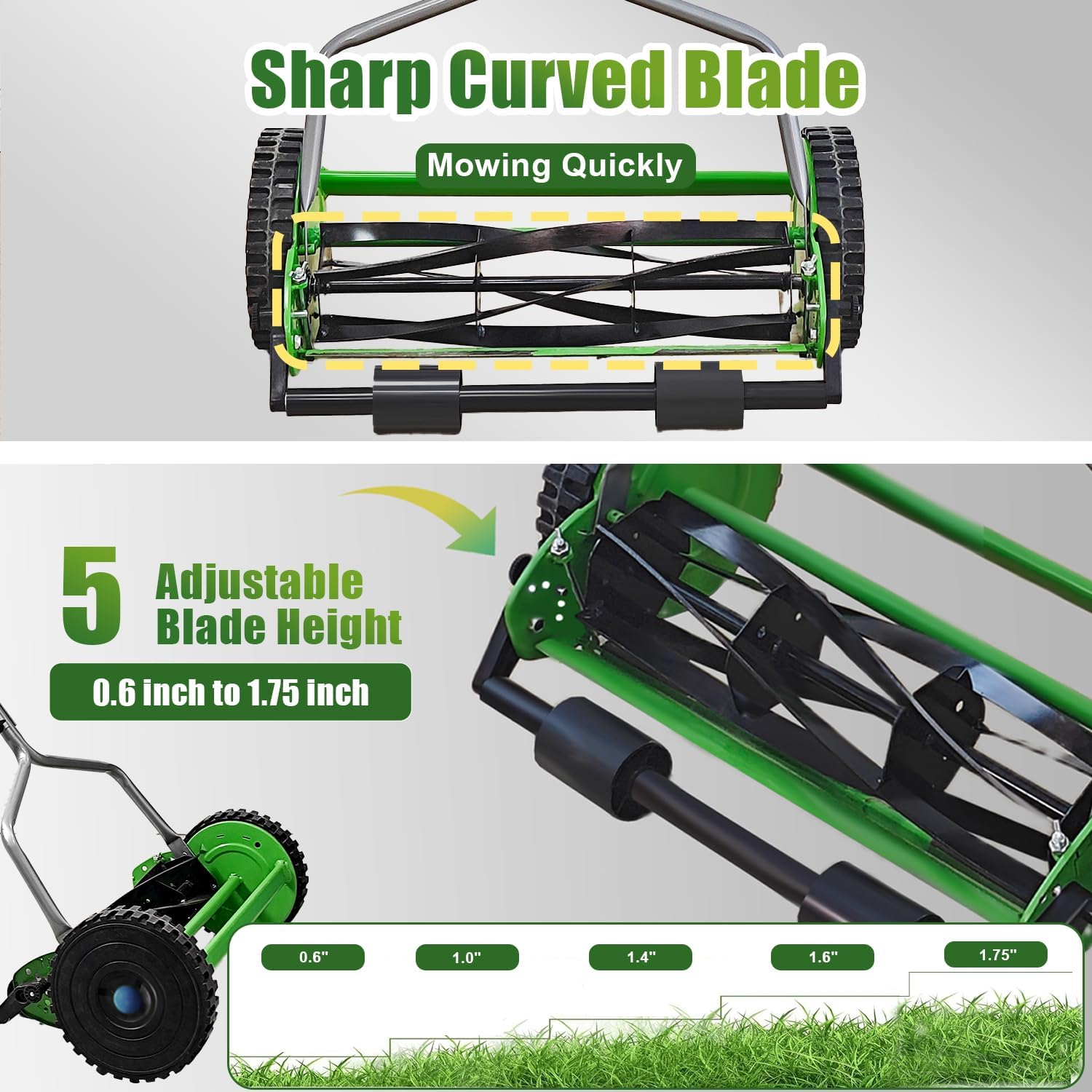 LawnGreen™ Tondeuse à gazon avec télécommande